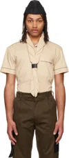 Olly Shinder Ceremony Shirt In 30337162 Beige / Oli