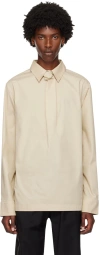 Olly Shinder Beige Vanishing Tie Shirt In Beige