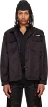 Olly Shinder Black World Service Jacket In 30337175 Black