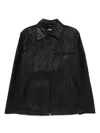 Olly Shinder Gardiner Blouson Jacket In Black
