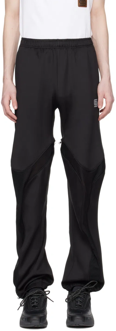 Olly Shinder Ssense Exclusive Black Tri-zip Sweatpants