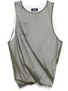 Olly Shinder Green Twisted Tank In Green