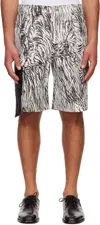 Olly Shinder White & Black Gardiner Shorts In 30337166 Infrared Ca