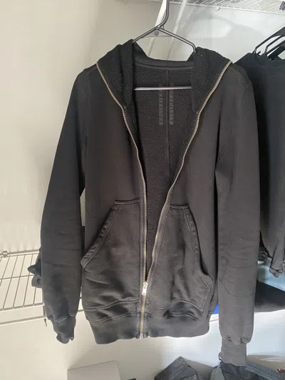 Pre-owned Olmar Mirta X Rick Owens 2014 Rick Owens Gimp Hoodie In Black