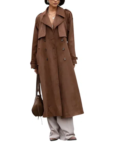 Oloey Coat In Brown
