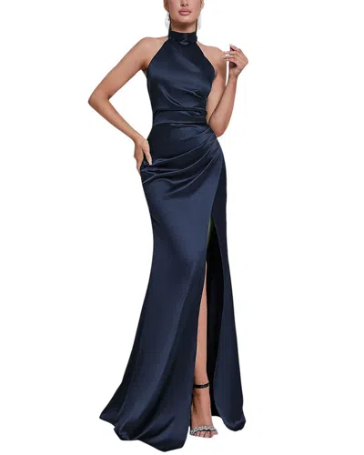 Oloey Maxi Dress In Blue