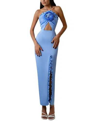 Oloey Maxi Dress In Blue