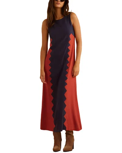 Oloey Maxi Dress In Blue