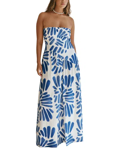 Oloey Maxi Dress In Blue