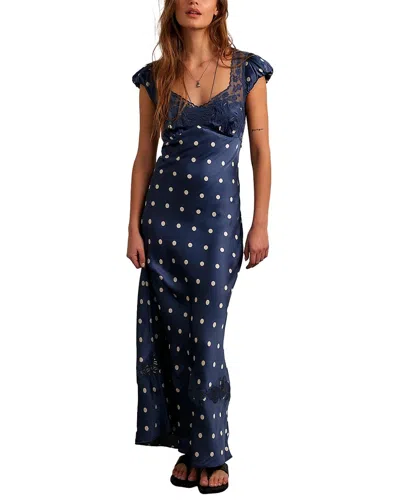 Oloey Maxi Dress In Blue