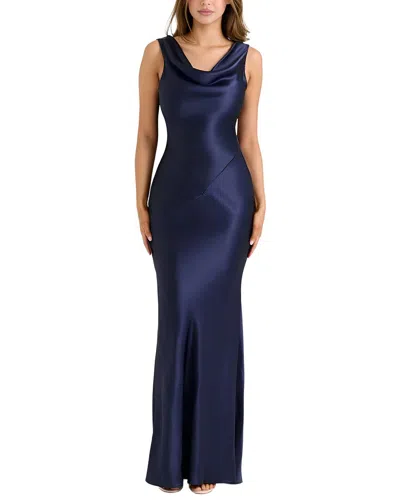 Oloey Maxi Dress In Blue