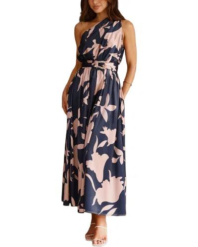 Oloey Maxi Dress In Brown