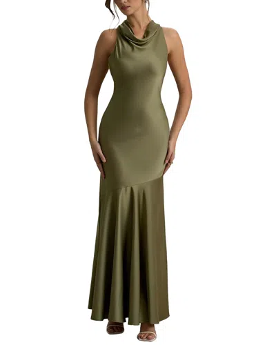 Oloey Maxi Dress In Green