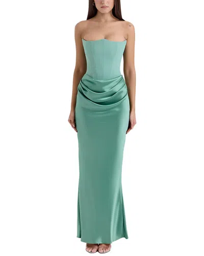 Oloey Maxi Dress In Green