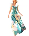 Oloey Maxi Dress In Multi