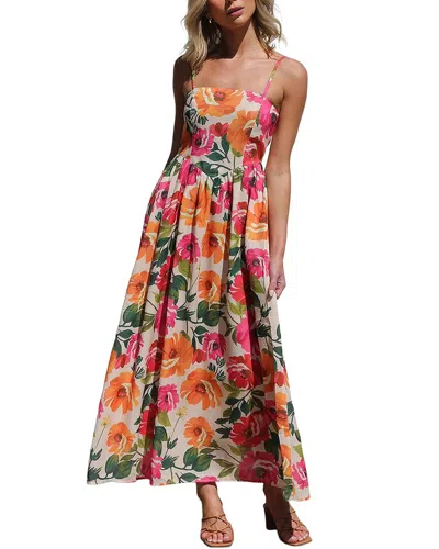 Oloey Maxi Dress In Multi