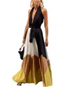 Oloey Maxi Dress In Multi