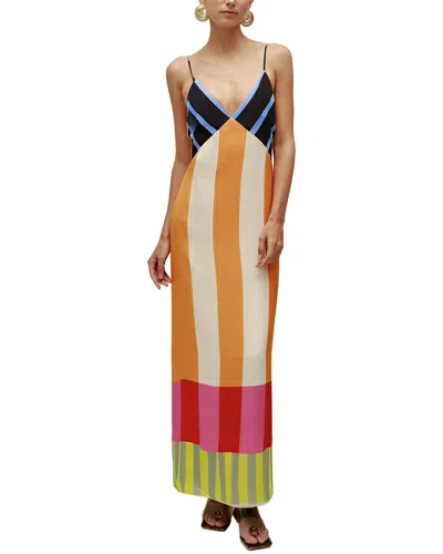Oloey Maxi Dress In Multi