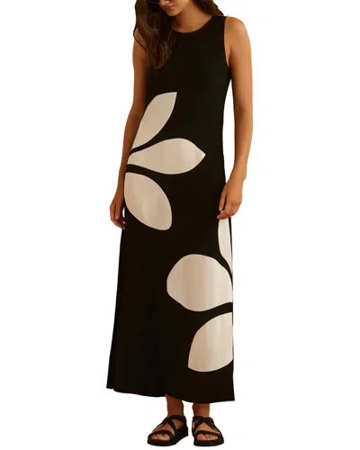Oloey Maxi Dress In Multi