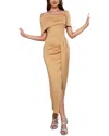 Oloey Maxi Dress In Neutral