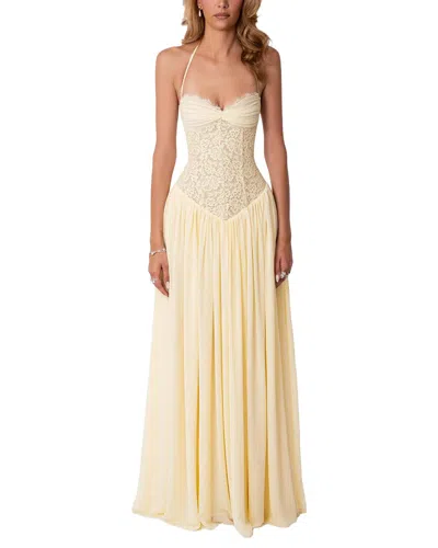Oloey Maxi Dress In Neutral