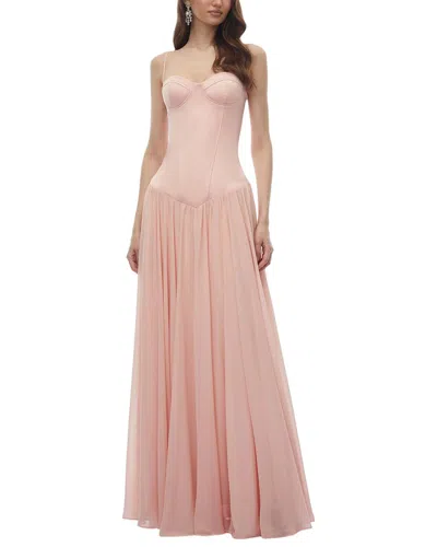 Oloey Maxi Dress In Pink