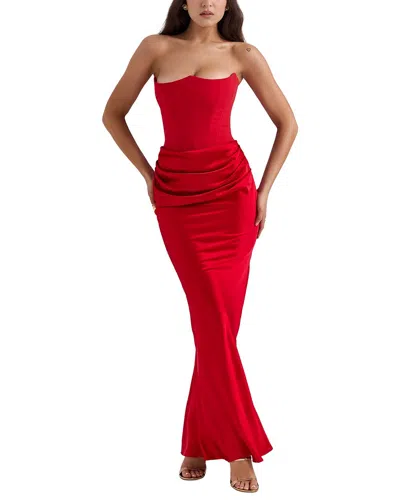 Oloey Maxi Dress In Red
