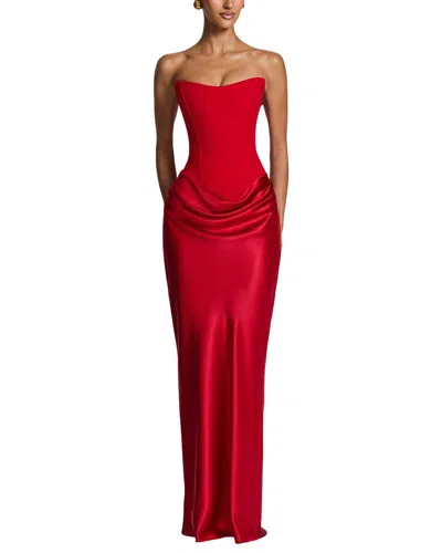 Oloey Maxi Dress In Red