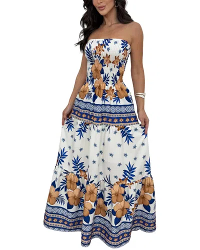 Oloey Maxi Dress In White