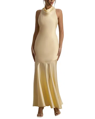 Oloey Maxi Dress In Yellow
