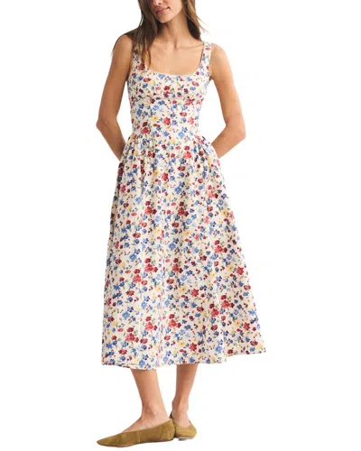 Oloey Midi Dress In Multi