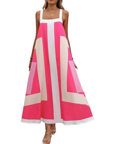 Oloey Midi Dress In Multi