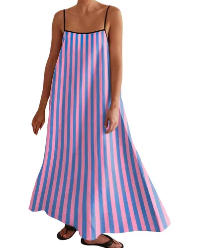 Oloey Midi Dress In Purple