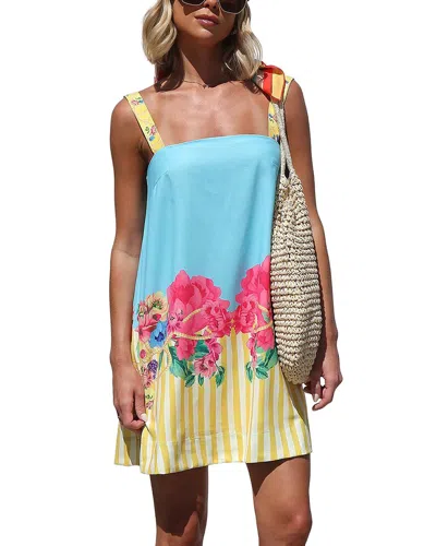 Oloey Mini Dress In Blue