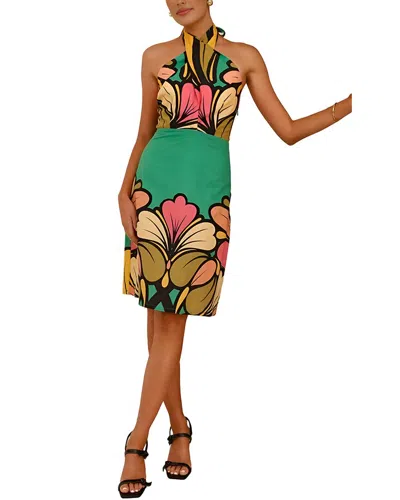 Oloey Mini Dress In Green