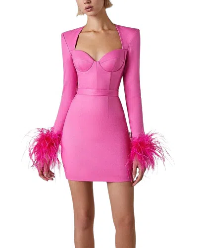 Oloey Mini Dress In Pink