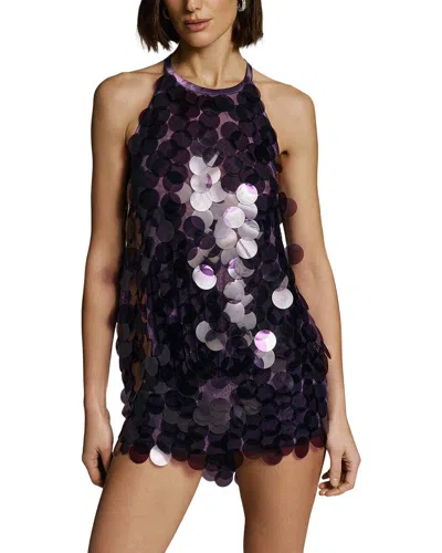 Oloey Mini Dress In Purple