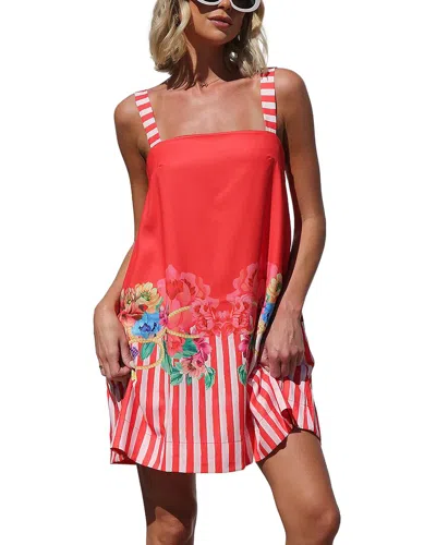 Oloey Mini Dress In Red