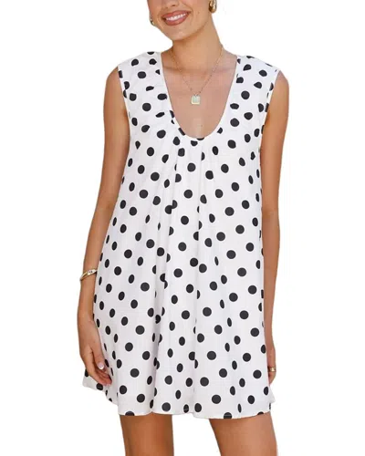 Oloey Mini Dress In White