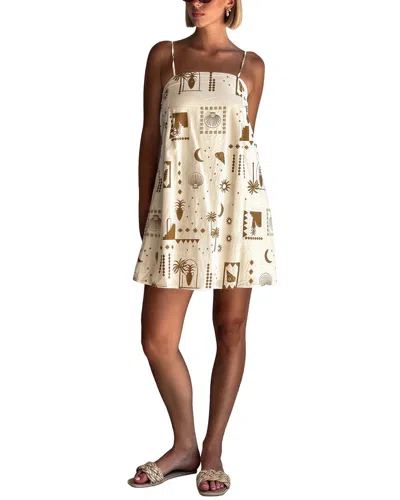 Oloey Mini Dress In White