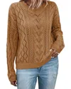 Oloey Pullover In Brown