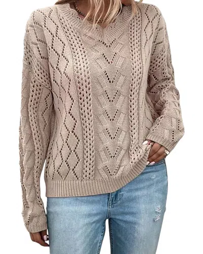 Oloey Pullover In Neutral