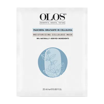 Olos Moisturizing Cellulose Mask By  For Unisex - 0.68 oz Mask In White