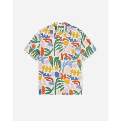 Olow Multicolored Aloha Garden Shirt In Pink