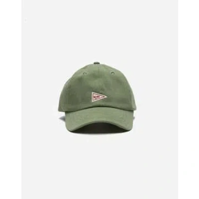 Olow Six Pannel Hat In Sage Green
