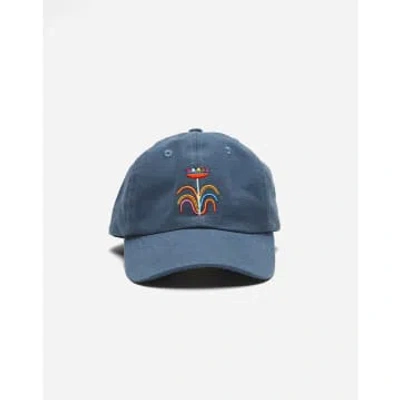 Olow Tulbend Six Panel Cap In Blue
