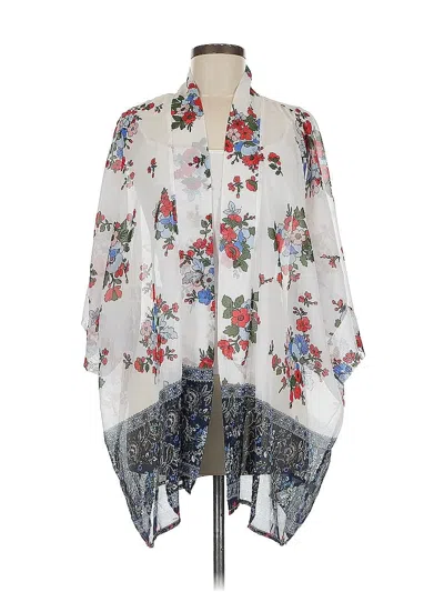 Pre-owned Olrain Kimono In White