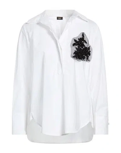 Oltre Amber Capsule Woman Top White Size 12 Cotton