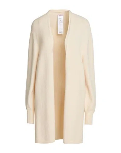 Oltre Woman Cardigan Ivory Size L Viscose, Polyester, Polyamide In Neutral