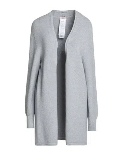 Oltre Woman Cardigan Light Grey Size L Viscose, Polyester, Polyamide In Gray